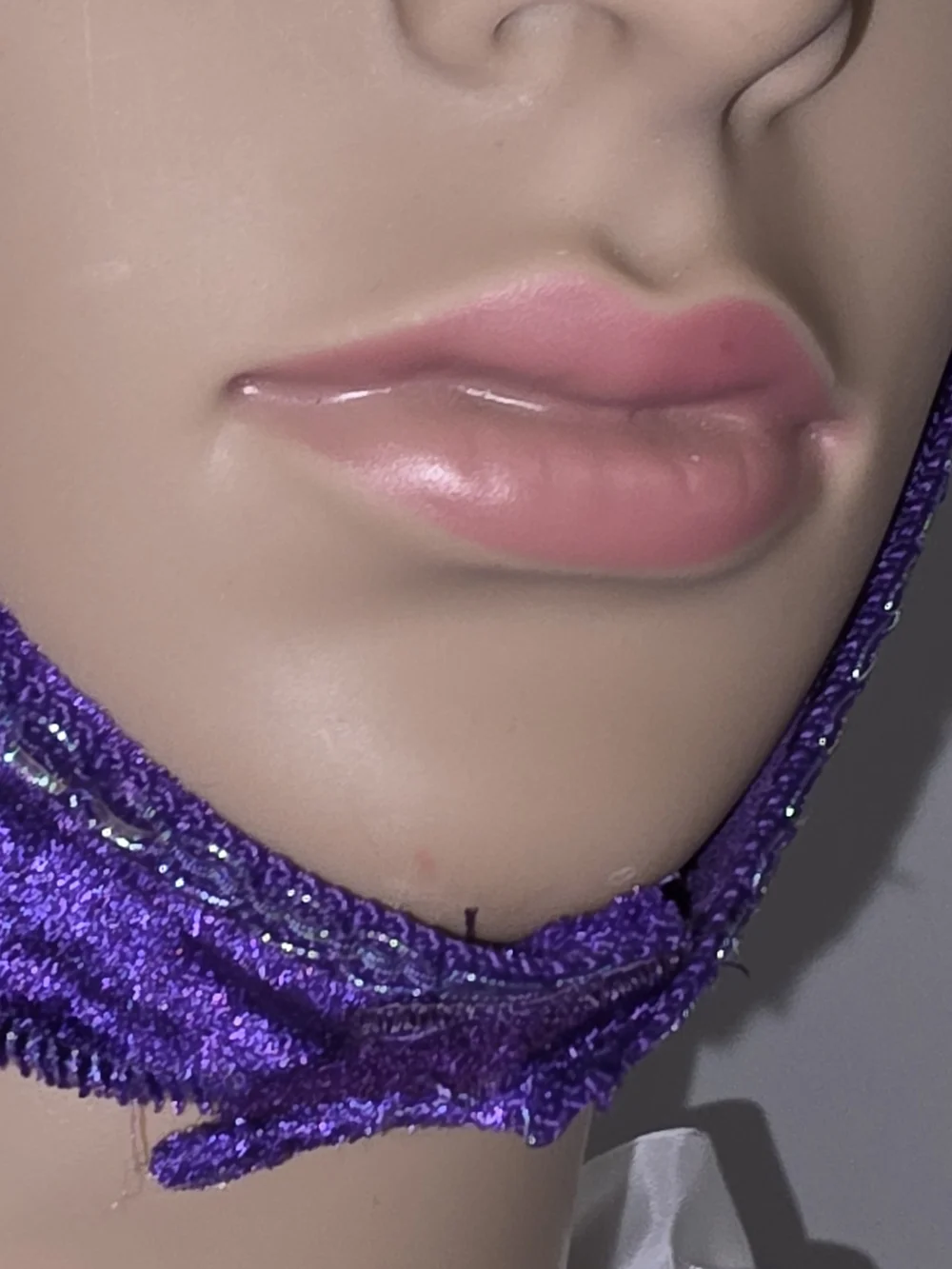 Disney Store Girls Maleficent Purple Velvet Horns Headpiece Size 5/6 Halloween